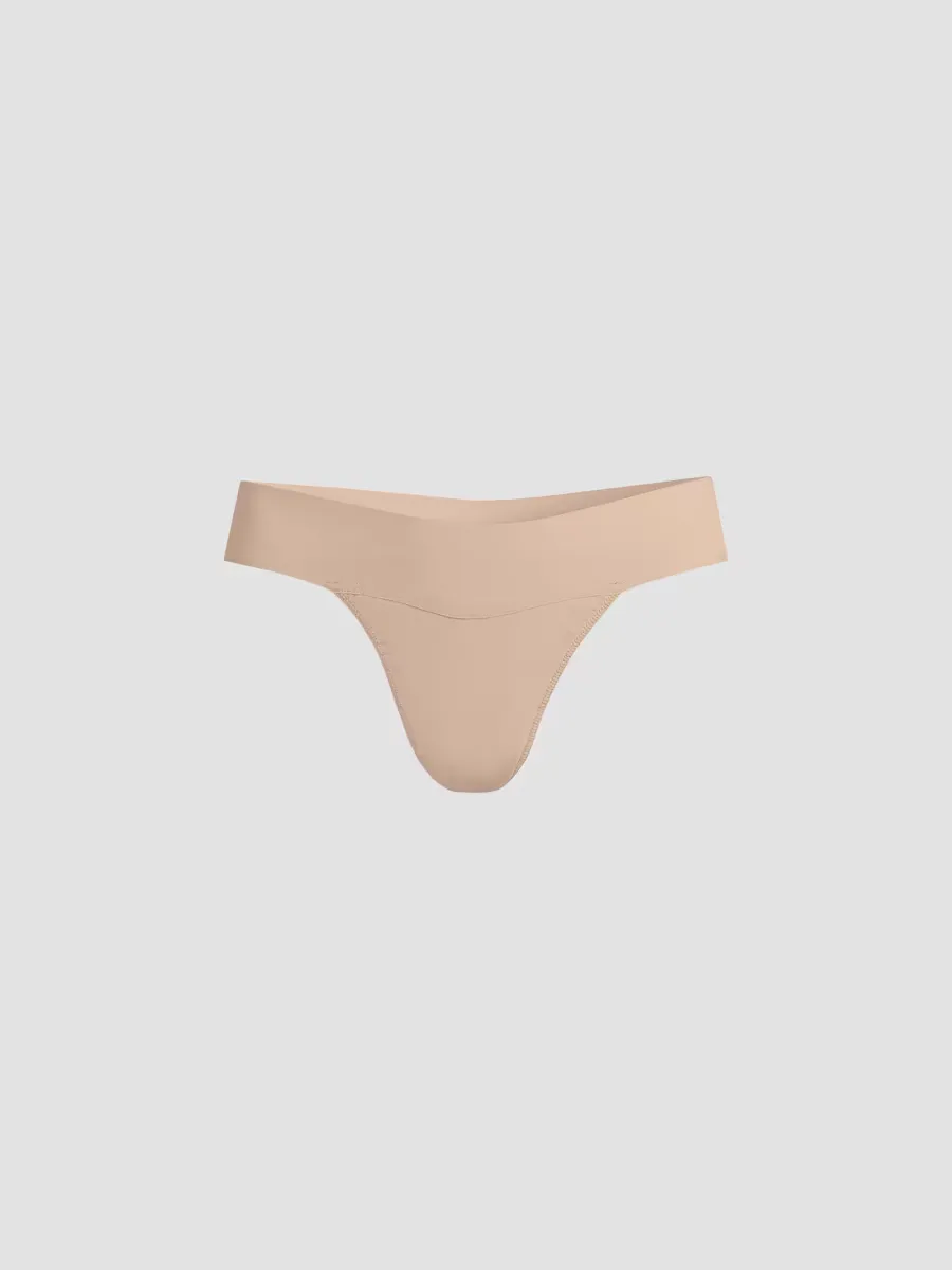 Breath Natural Rise Thong by Hanky Panky