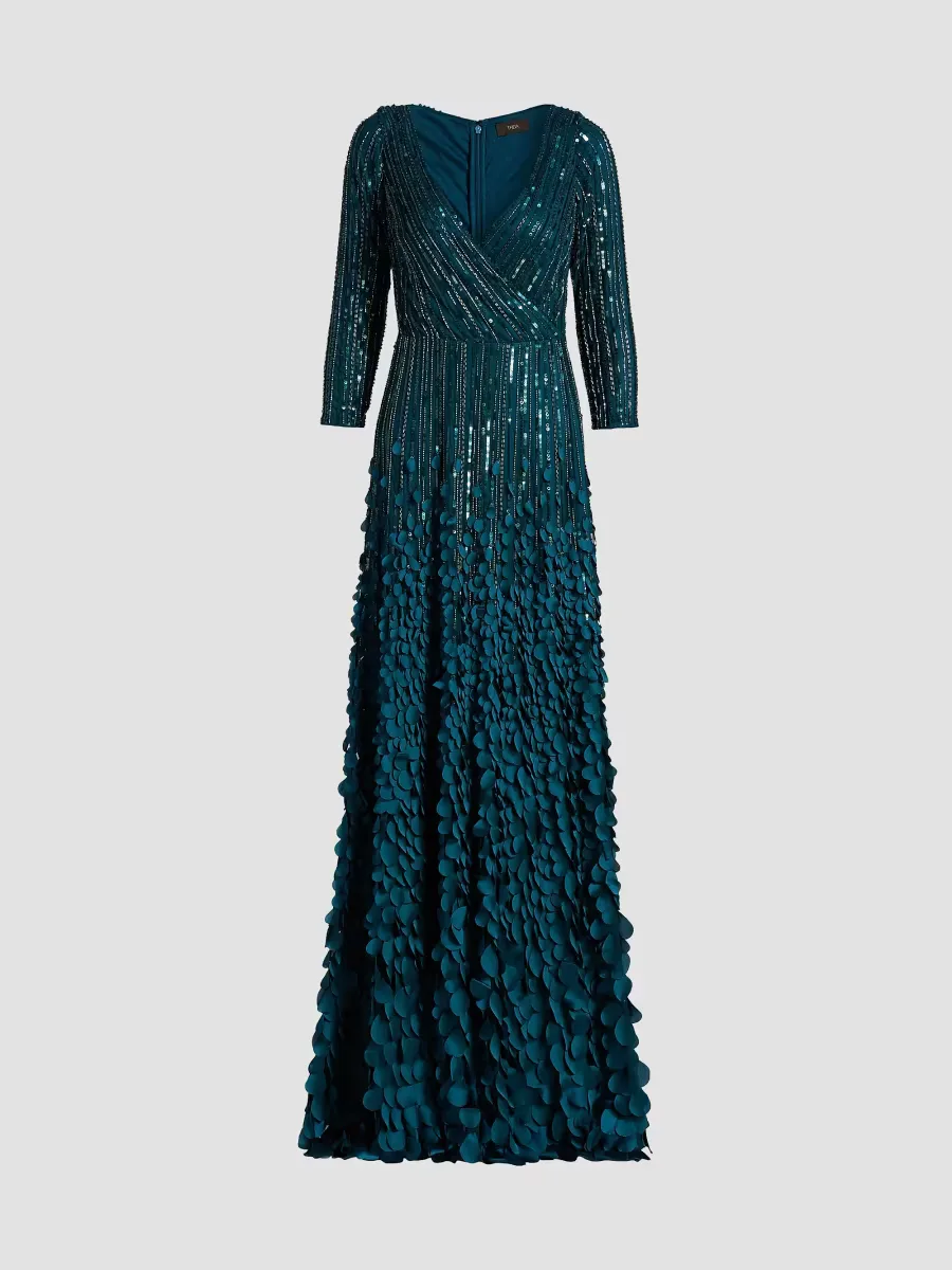 Arabella Beaded A-Line Gown by Theia