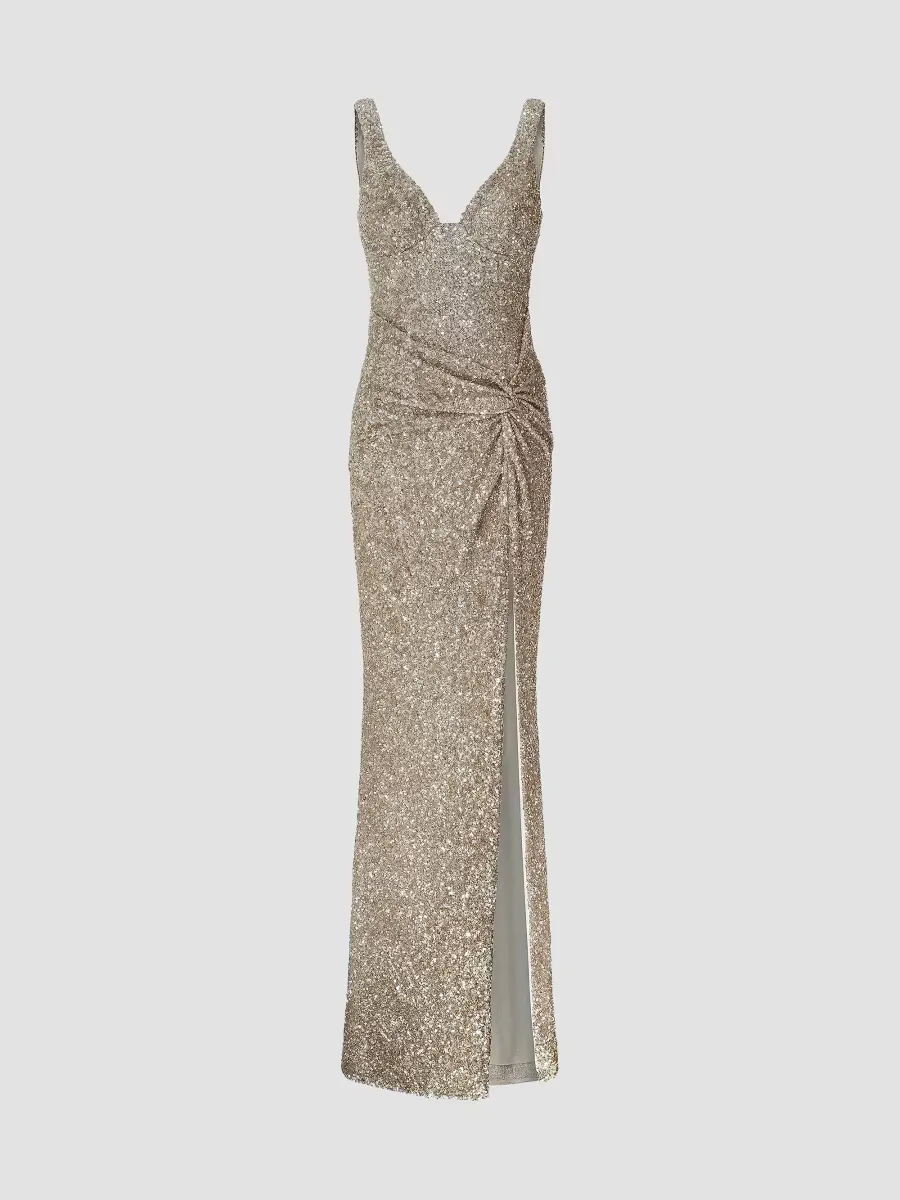 Goldie Embellished Sleeveless Gown by BCBGMAXAZRIA
