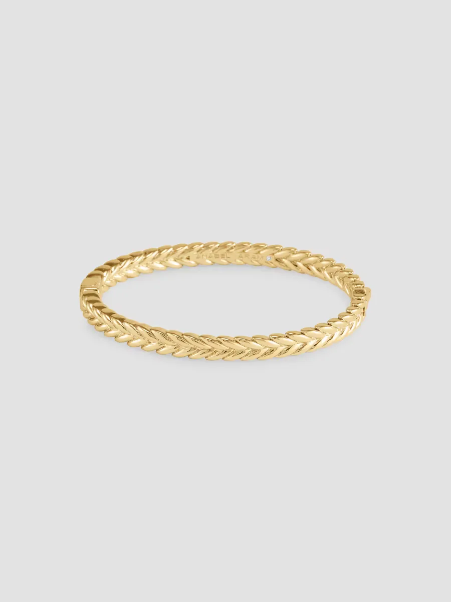 Cheval Braided Hinged Bangle by Anabel Aram