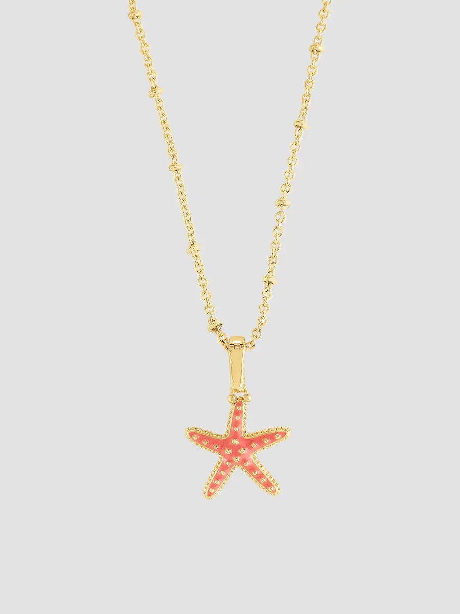 Milos 18K-Gold-Plated & Enamel Starfish Charm by Anabel Aram