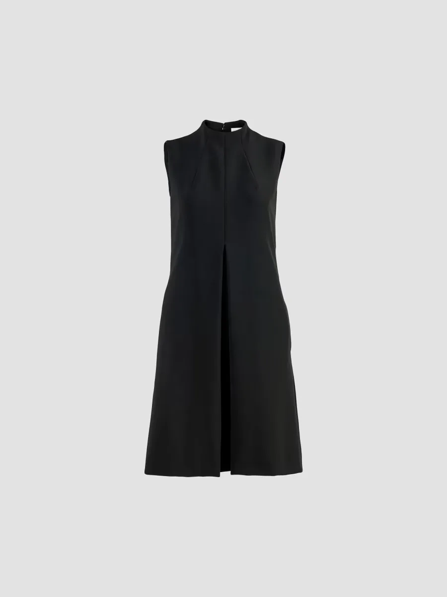 Pleated Shit Knee-Length Dress by Carolina Herrera
