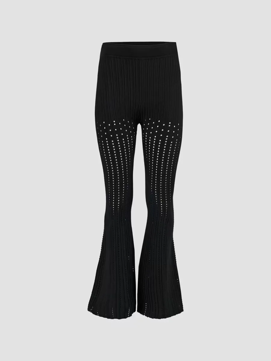 Crochet Flare Pants by Carolina Herrera