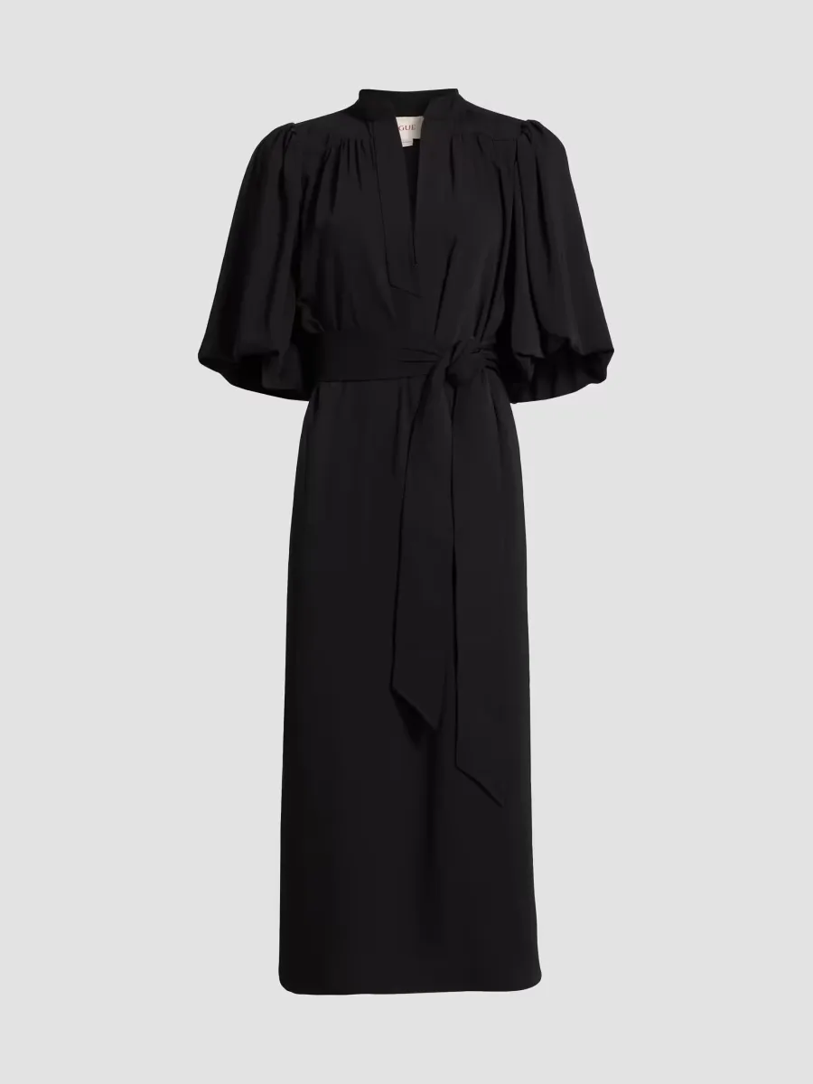 Dani Tie-Waist Midi-Dress