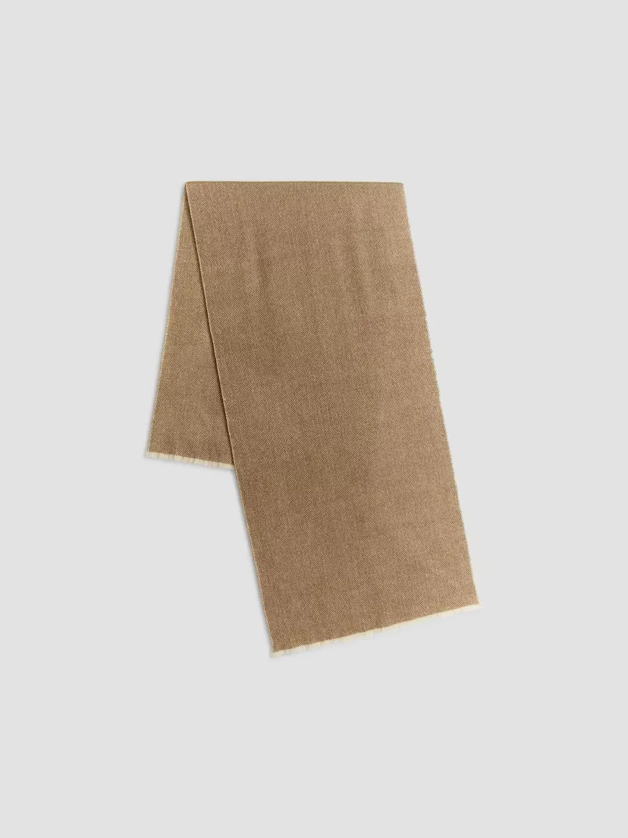 Herringbone Cashmere Scarf by Vince