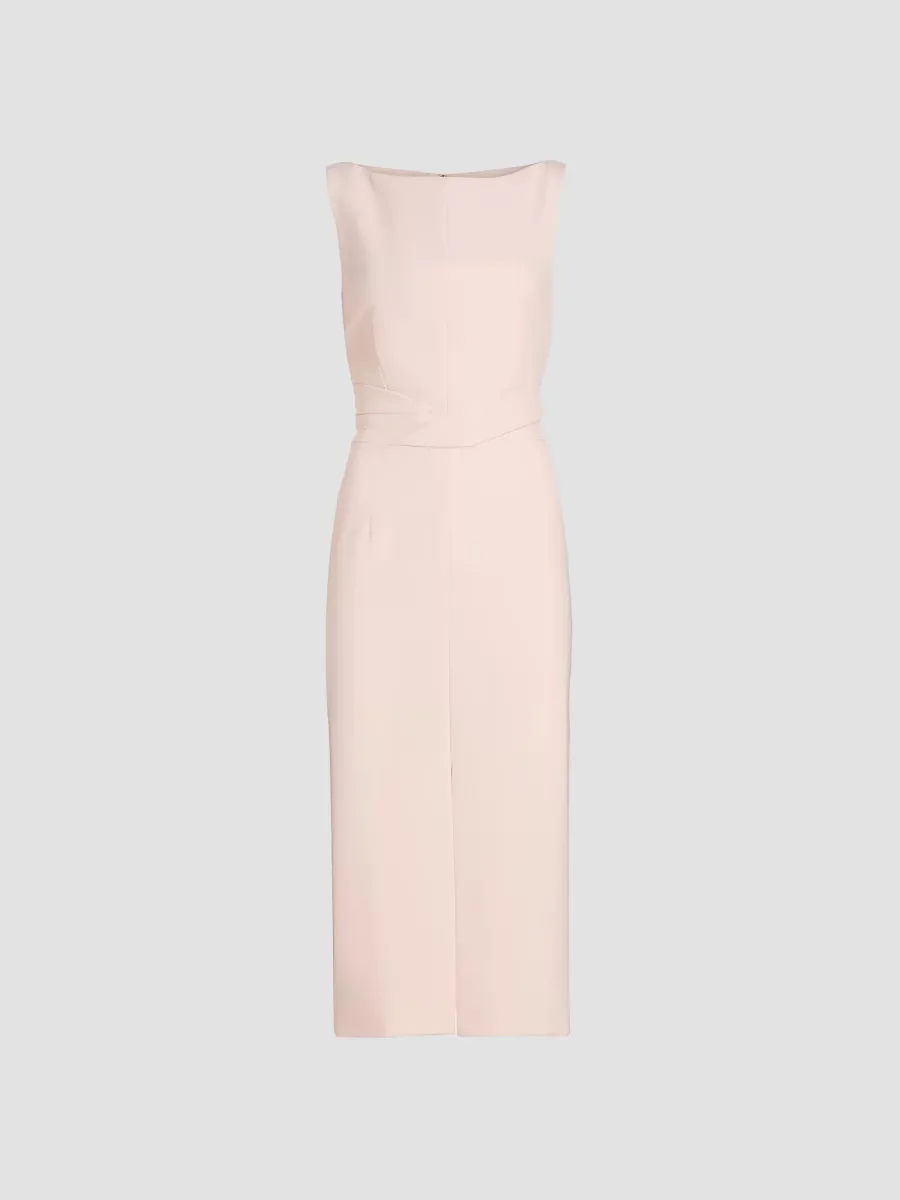 Stretch Crepe Boatneck Sheath Dress by Prabal Gurung