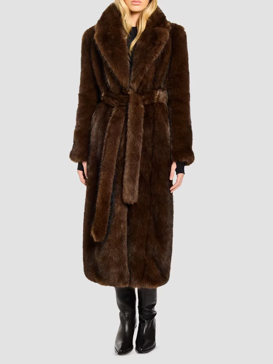 Natalia Faux Fur Coat by S.A.M.