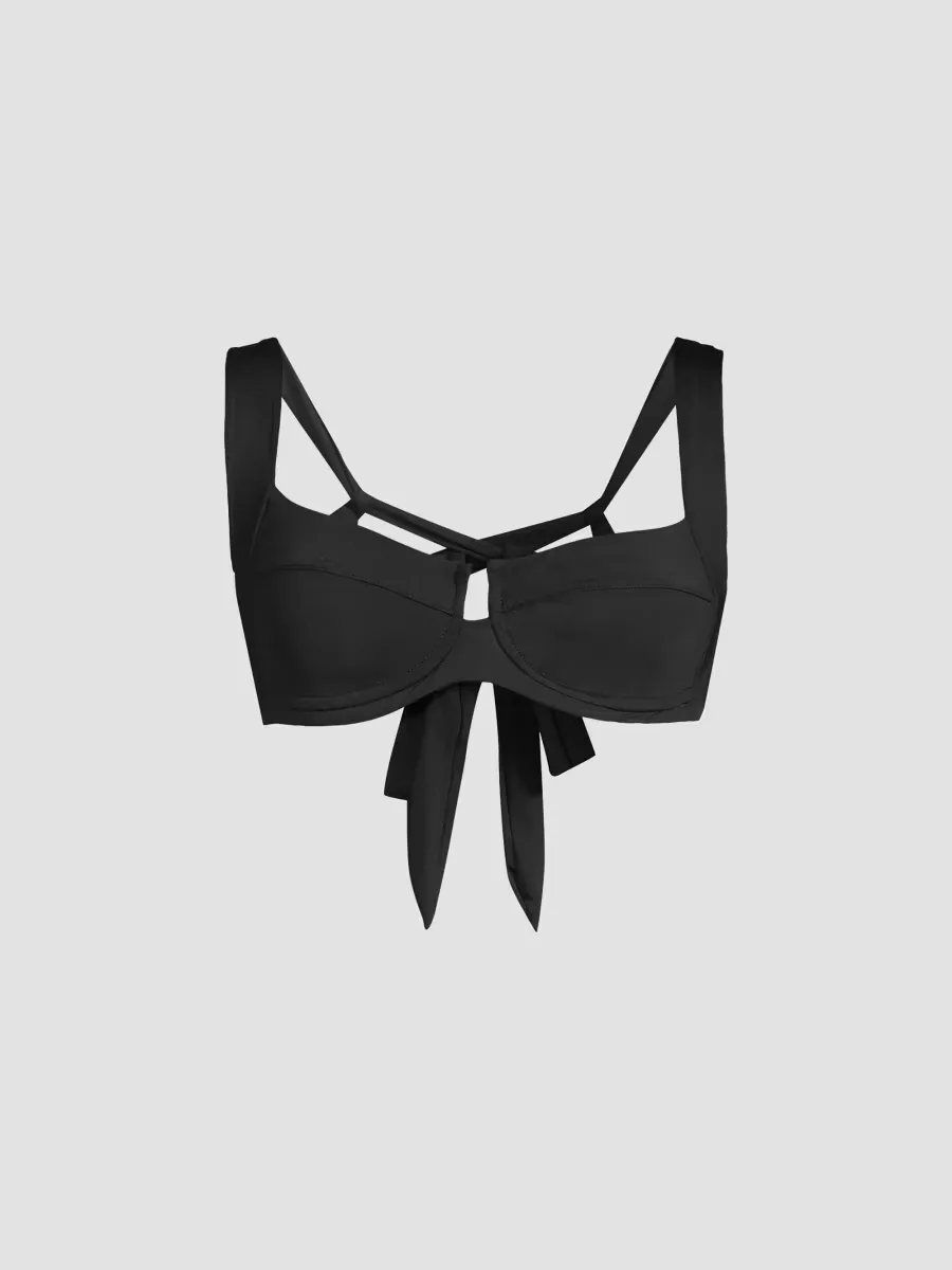 Sensual Solids Camellia Bikini Top by L*Space