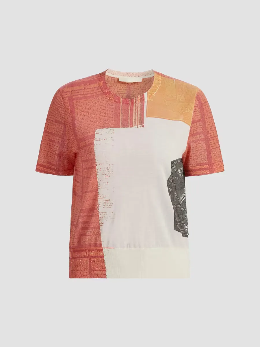 Printed Cotton-Blend T-Shirt by Jason Wu