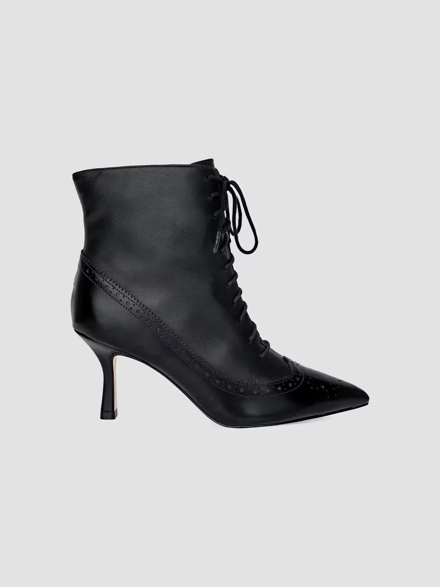 Fayette 75MM Leather Ankle Boots by L'AGENCE