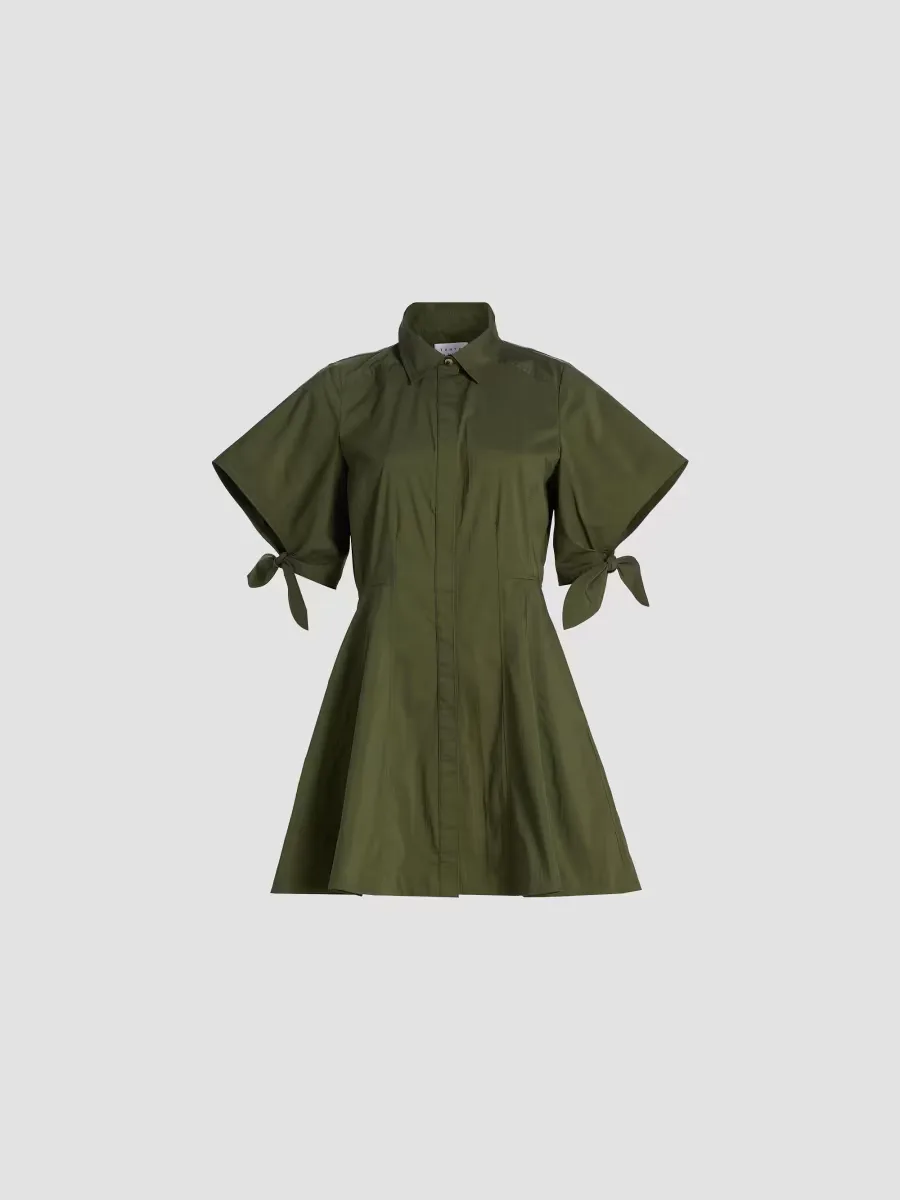Corinna Cotton Mini-Shirtdress by Tanya Taylor