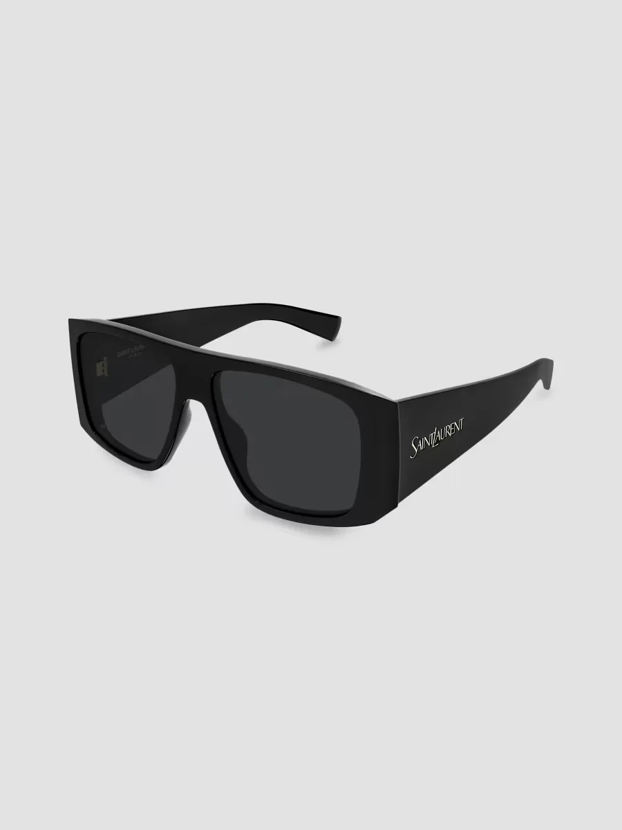 57MM Rectangular Sunglasses by Saint Laurent