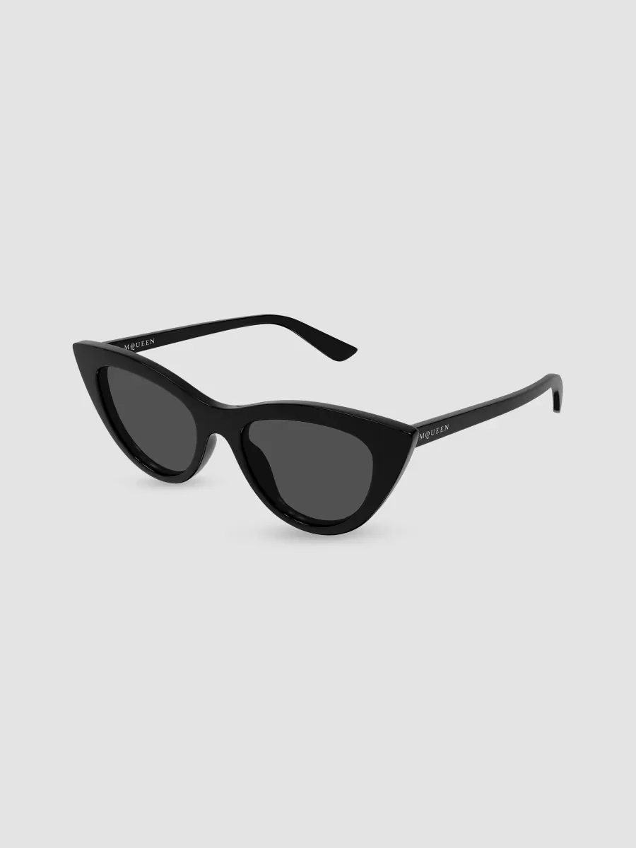 Logo 53MM Spike Cat-Eye Sunglasses by McQueen