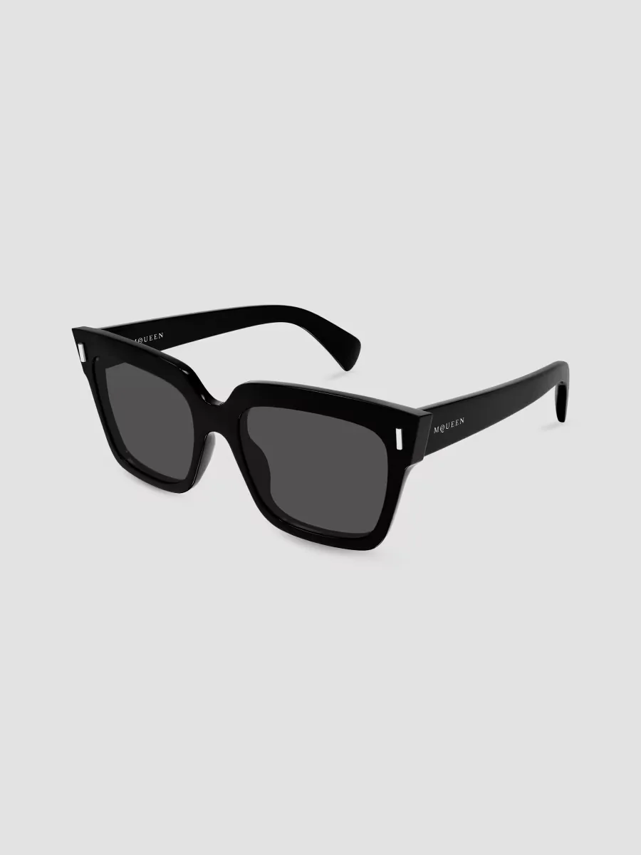 T-Bar 56MM Rivet Square Sunglasses by McQueen