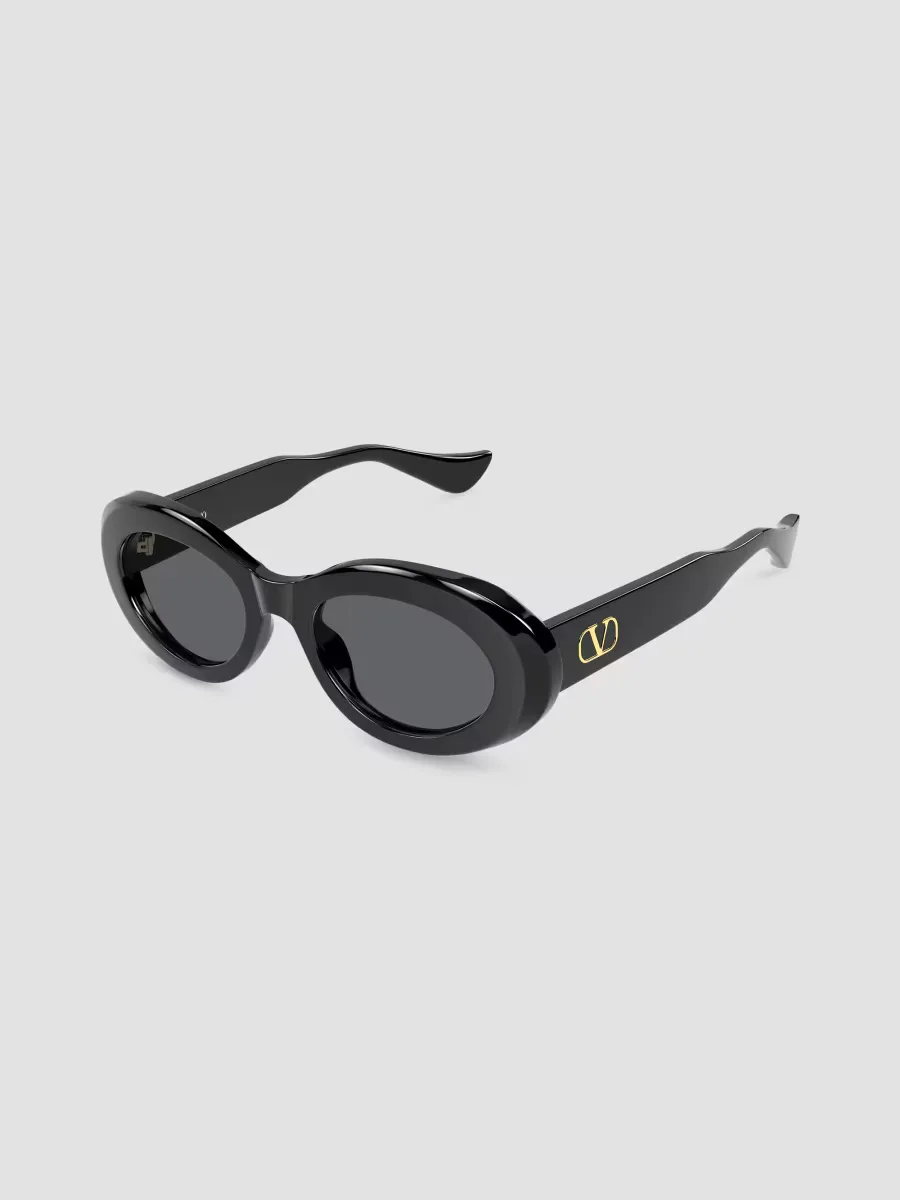 VLogo 50MM Icon Oval Sunglasses by Valentino
