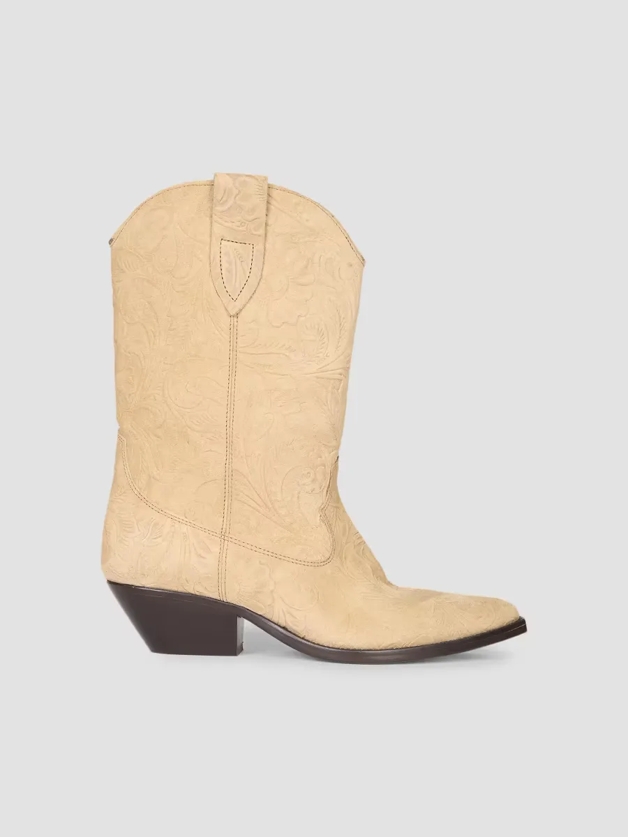 Duerto 40MM Suede Cowbody Boots by Isabel Marant