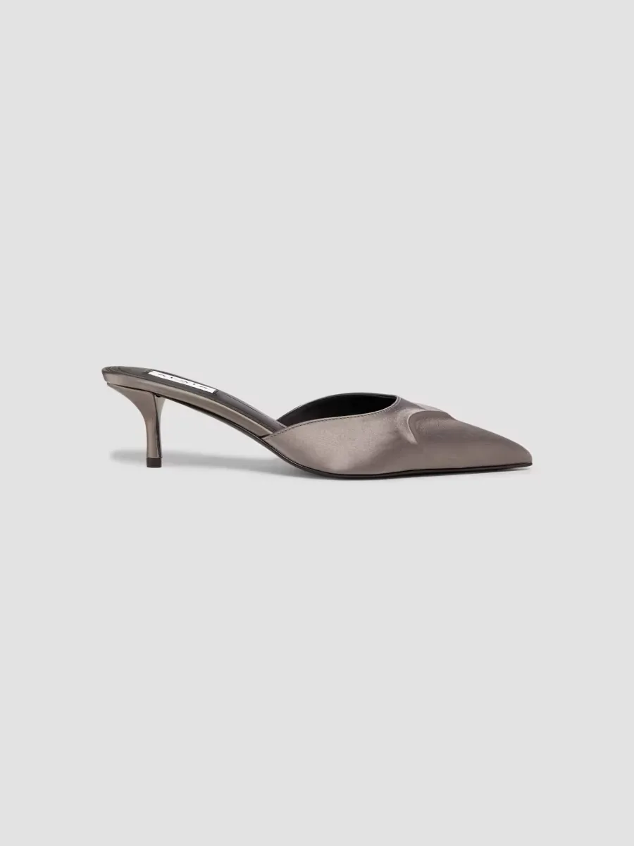 Satin 55MM Mules by ALAA