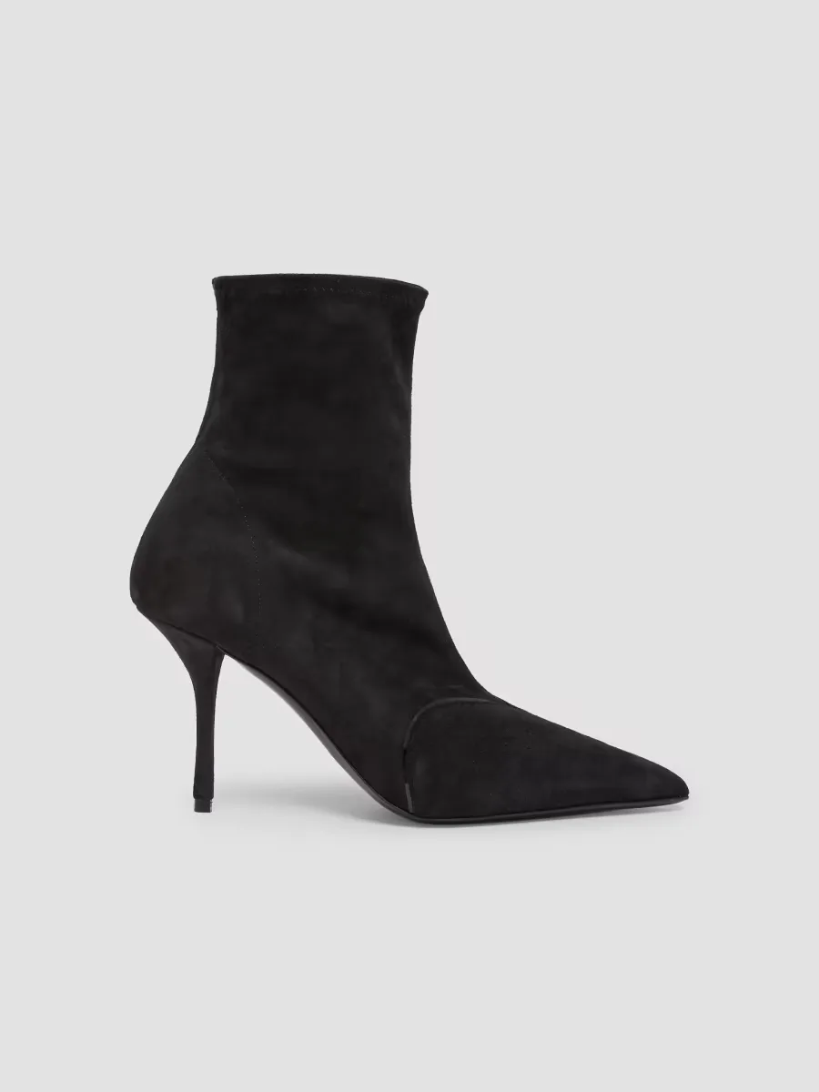 Neo Coeur 90MM Suede Ankle Boots by ALAA