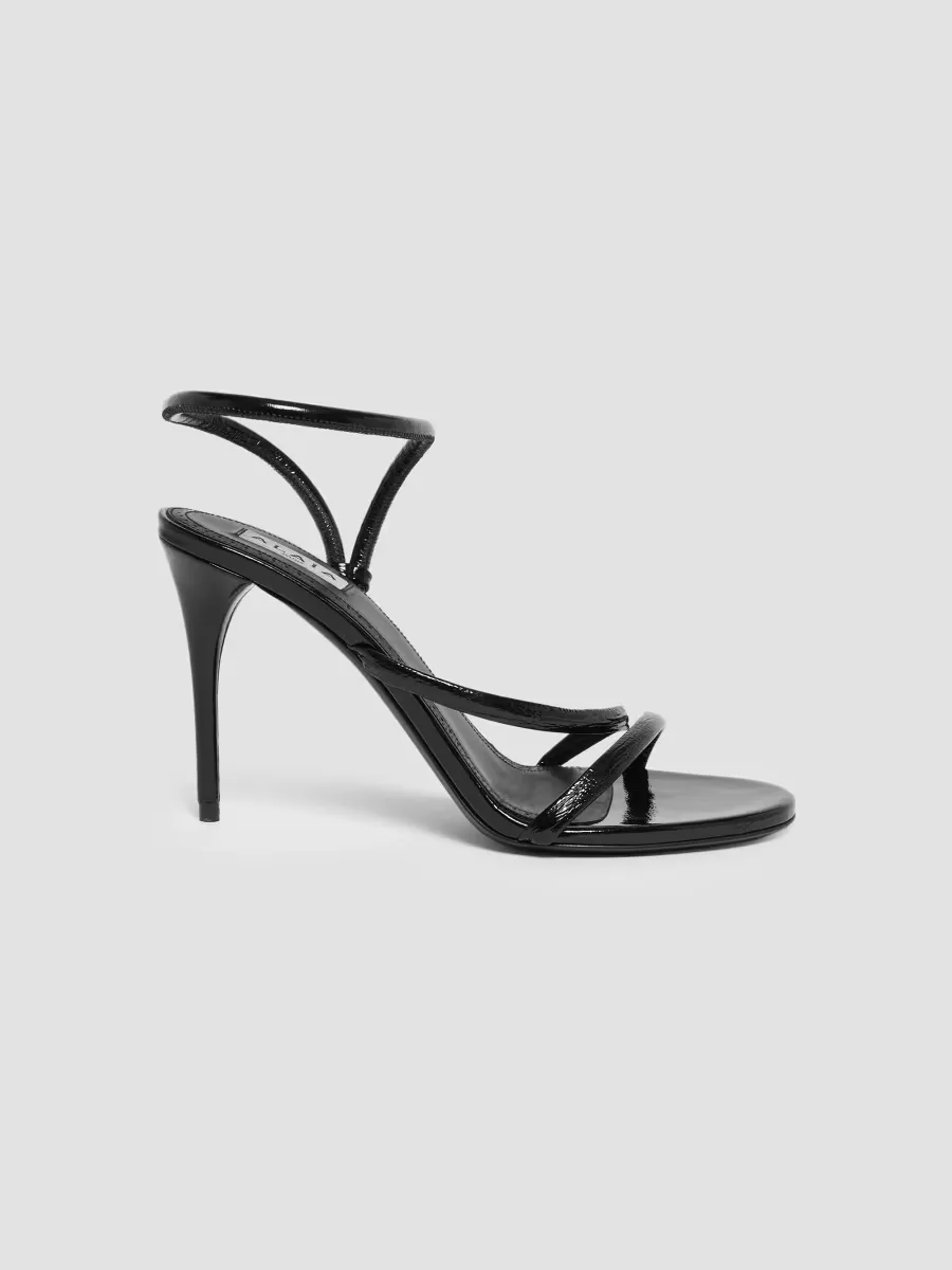 Loop 90MM Patent Leather Sandals by ALAA