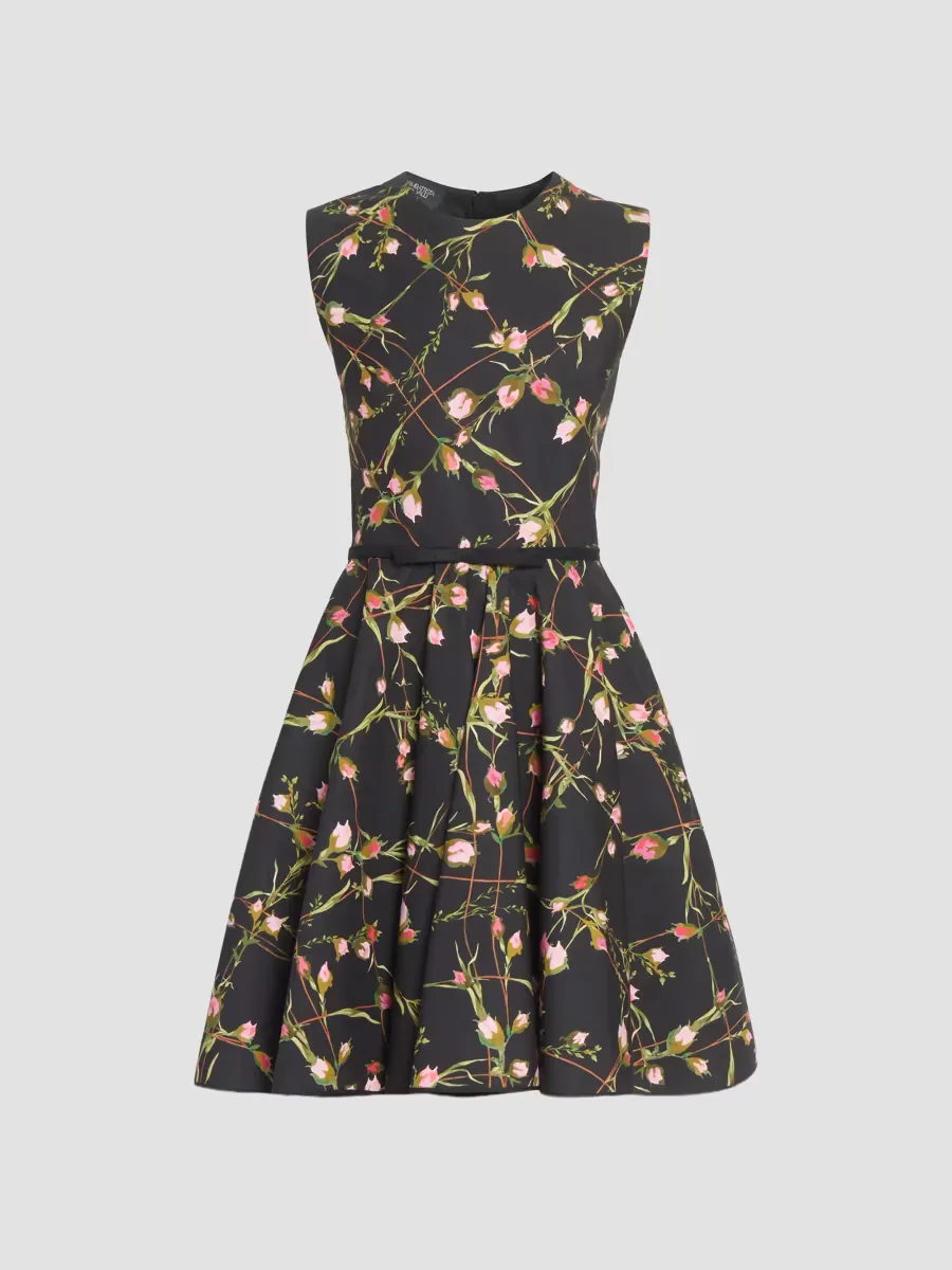 Floral Cotton Poplin Minidress by Giambattista Valli