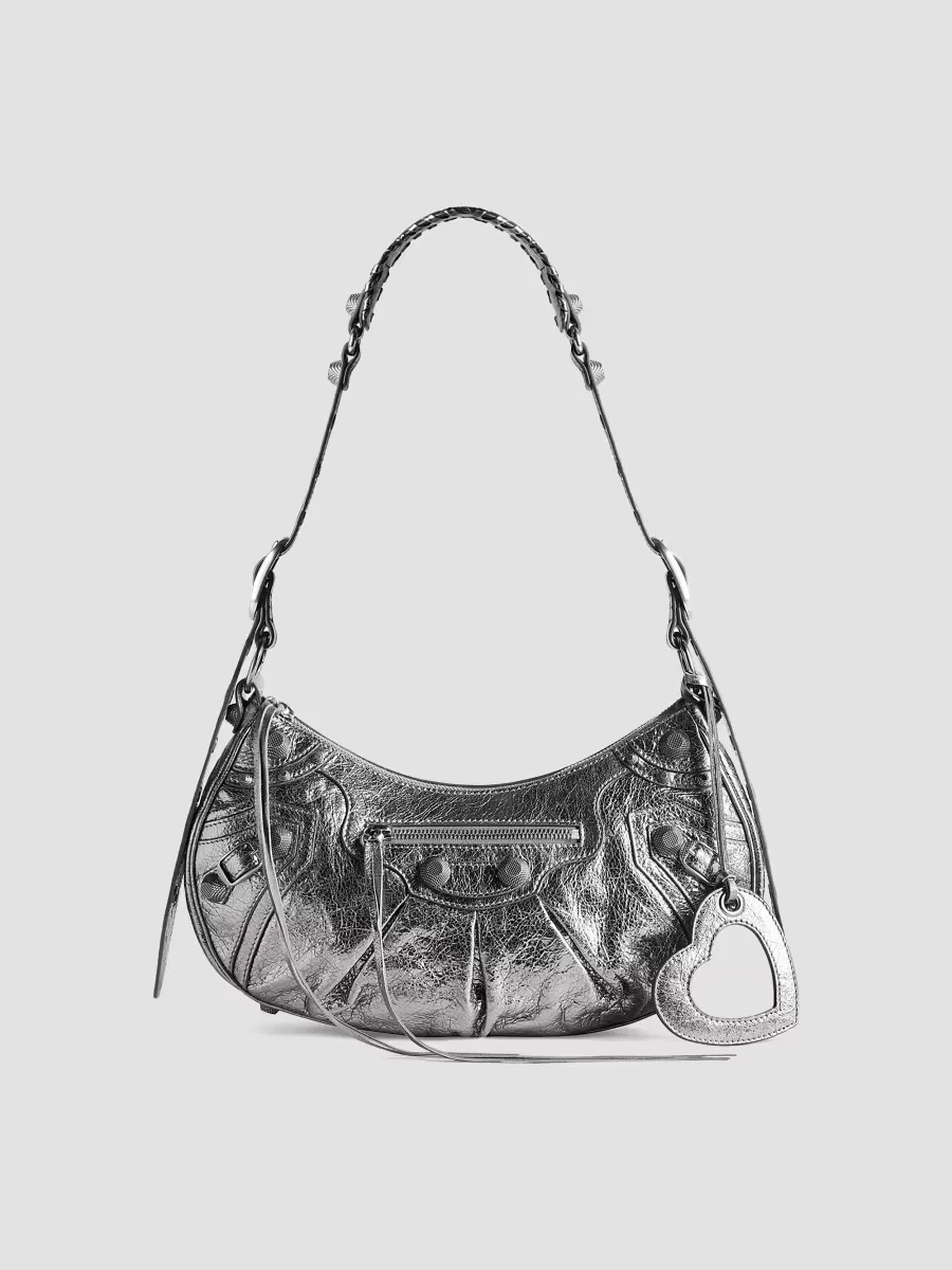 Le Cagole Small Shoulder Bag Metallized by Balenciaga