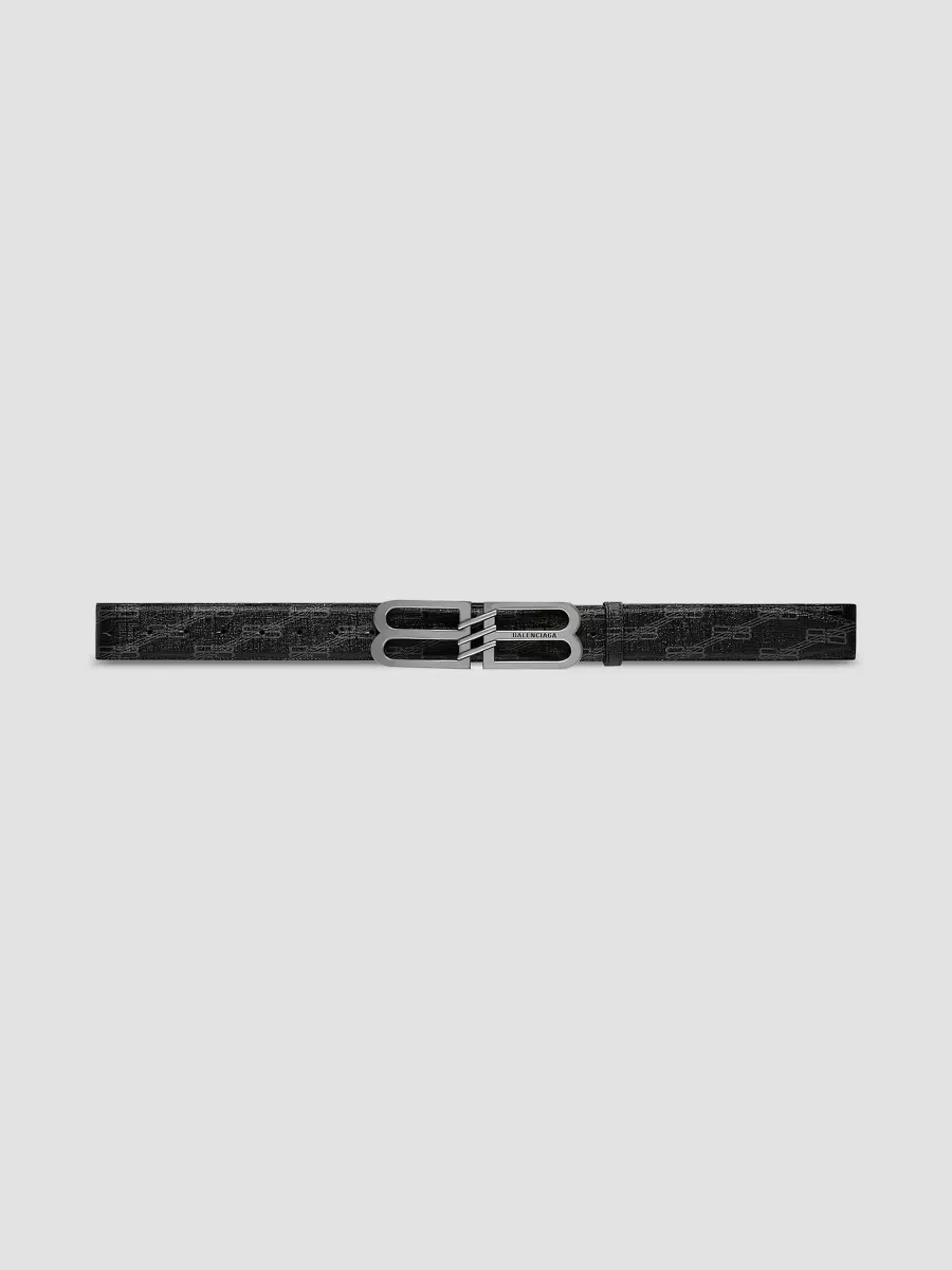 BB Signature Belt BB Monogram Coated Canvas by Balenciaga