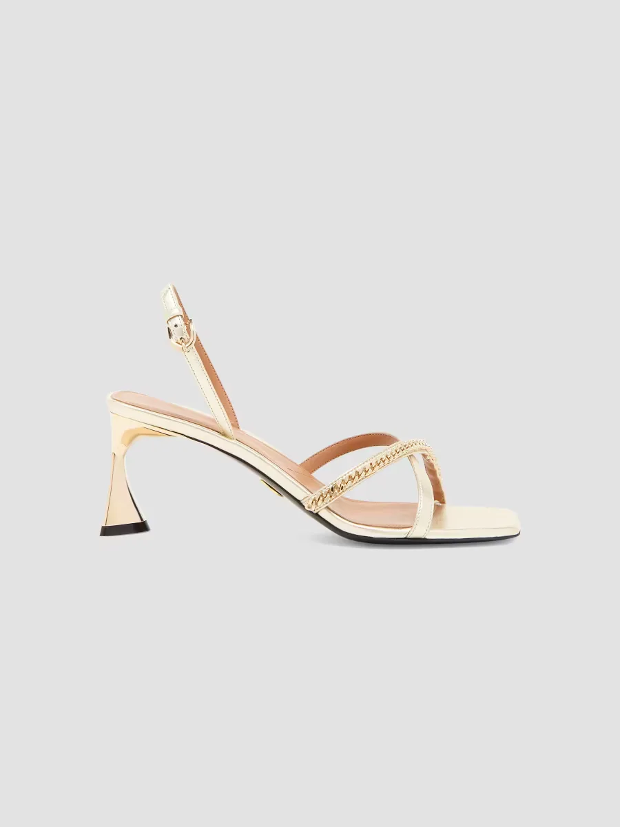 65MM Elsa Chain Slingback Sandals by Stella McCartney