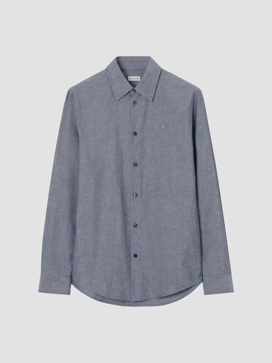 Cotton-Blend Regular-Fit Shirt by Burberry