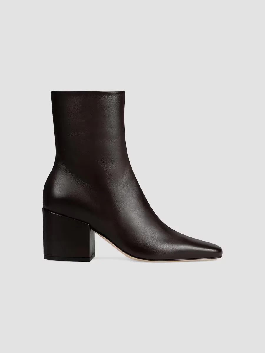 Alma 70MM Leather Ankle Boots by Dear Frances