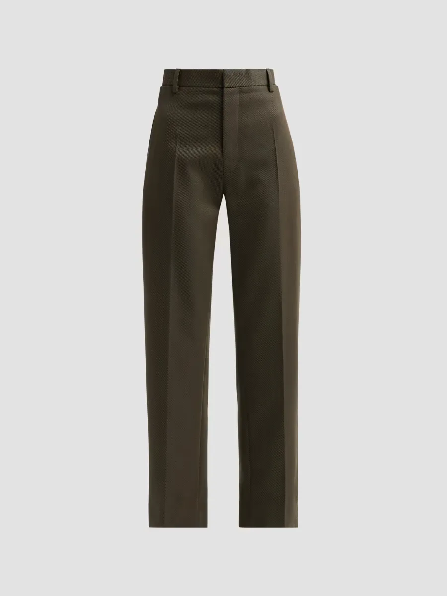 Extended Wool Trousers by Victoria Beckham