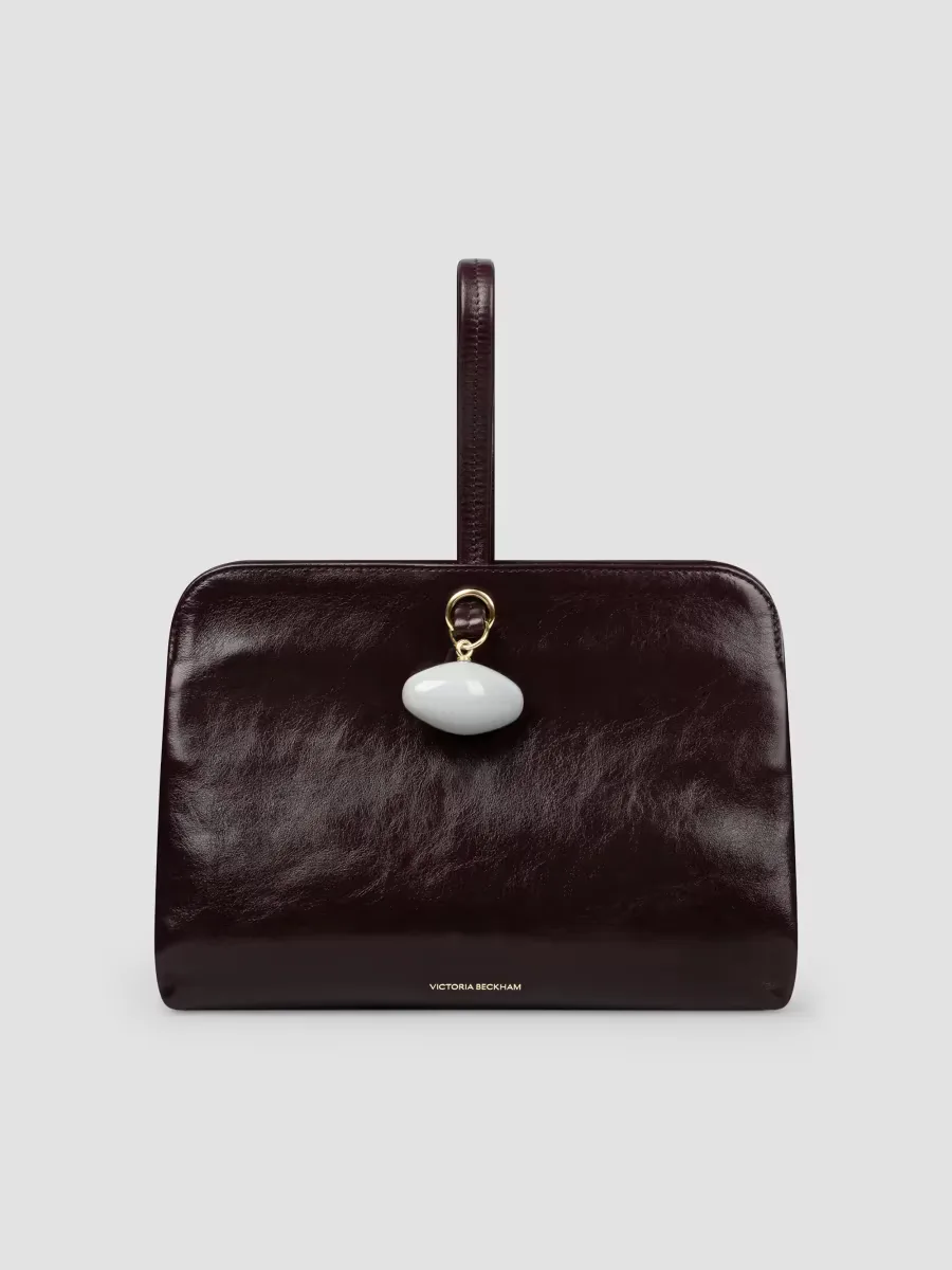 Kizette Leather Clutch by Victoria Beckham