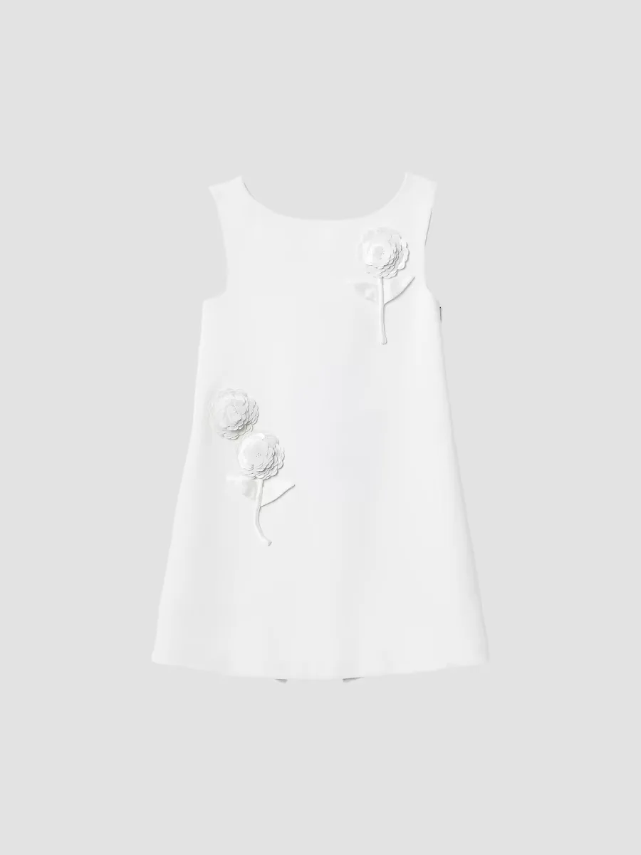 Embellished Floral Crepe Minidress by Self Portrait
