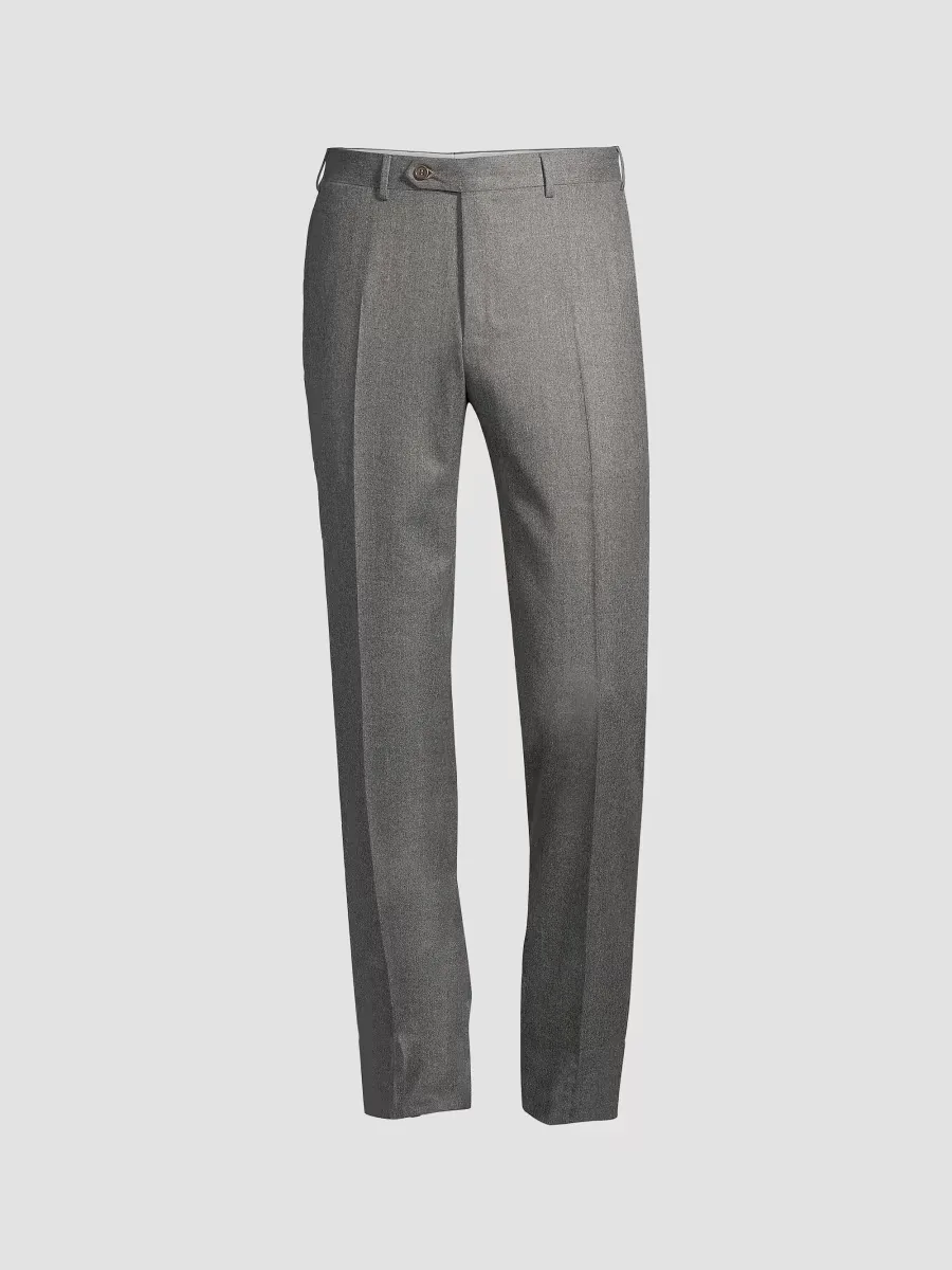 Flannel Wool Trousers by Canali