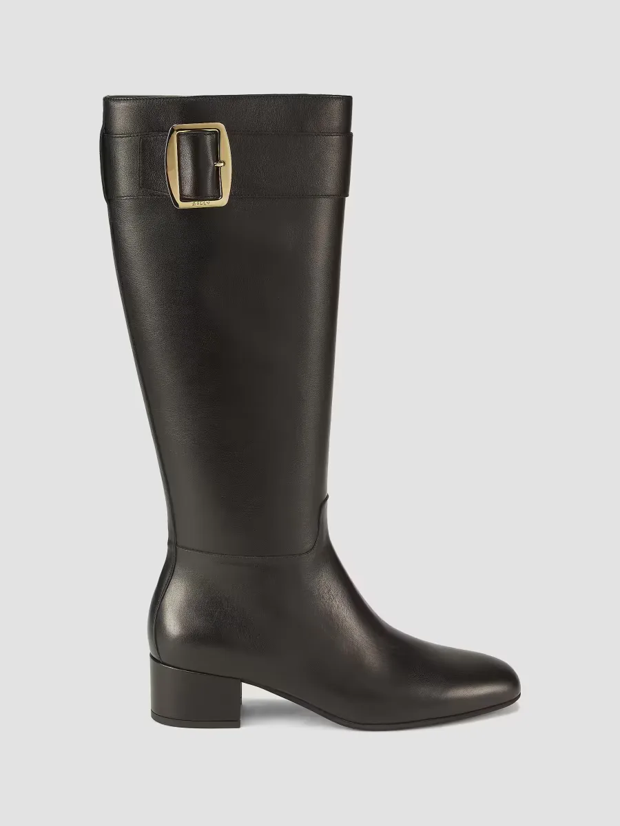 Beloras Leather 40MM Long Boots by Bally
