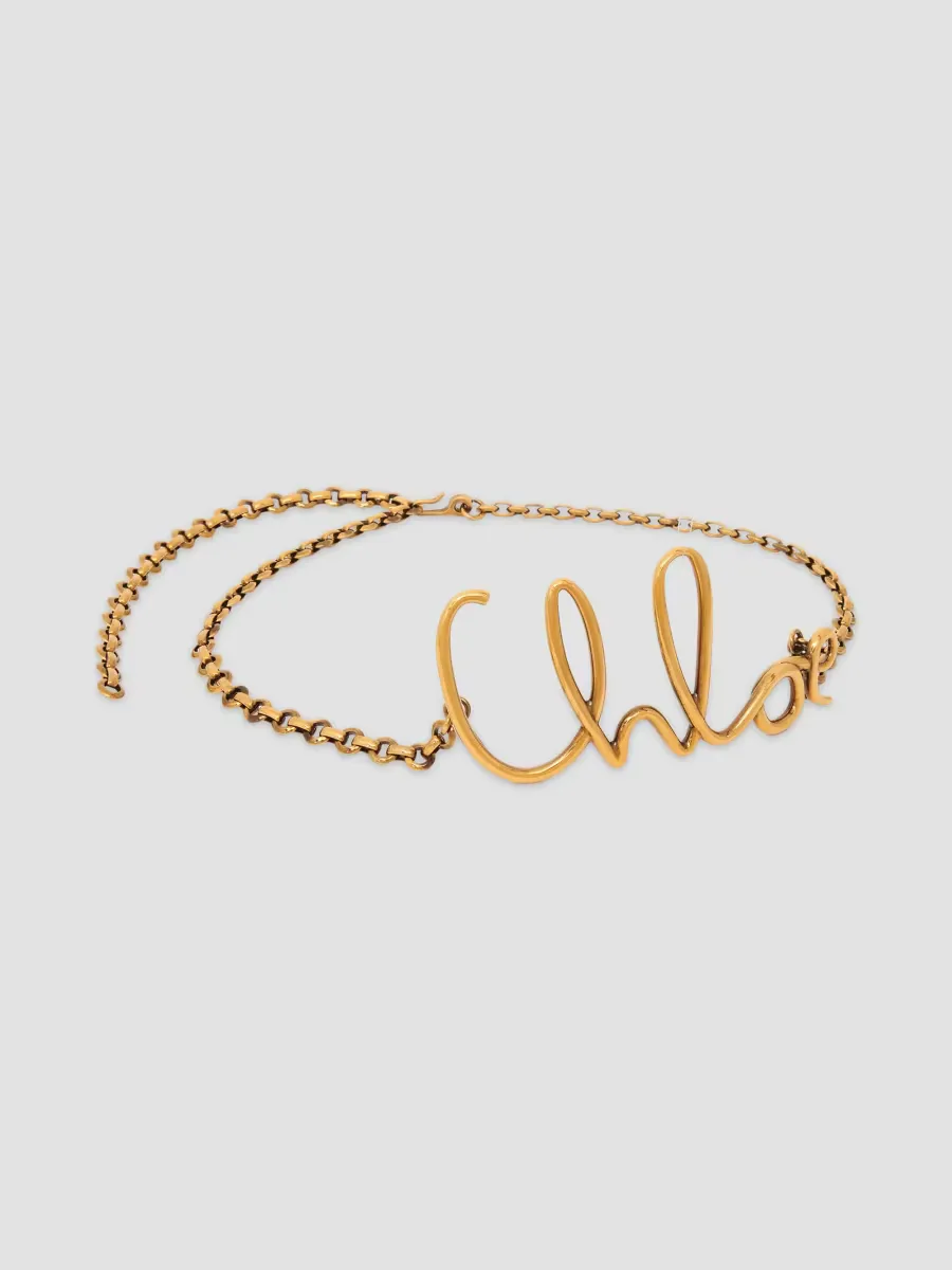 Logo Chain Belt by Chloé