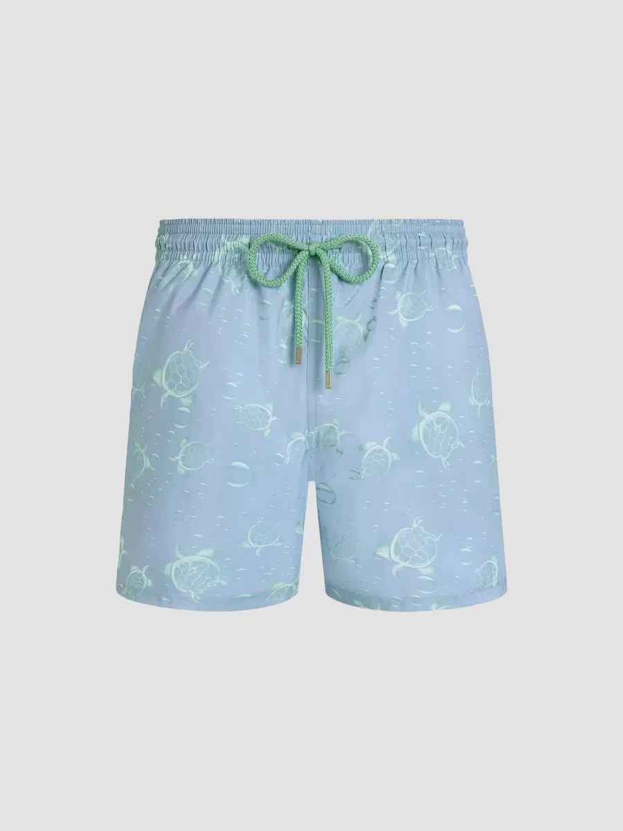 Bubbles Turtles 3D Print Swim Shorts by Vilebrequin