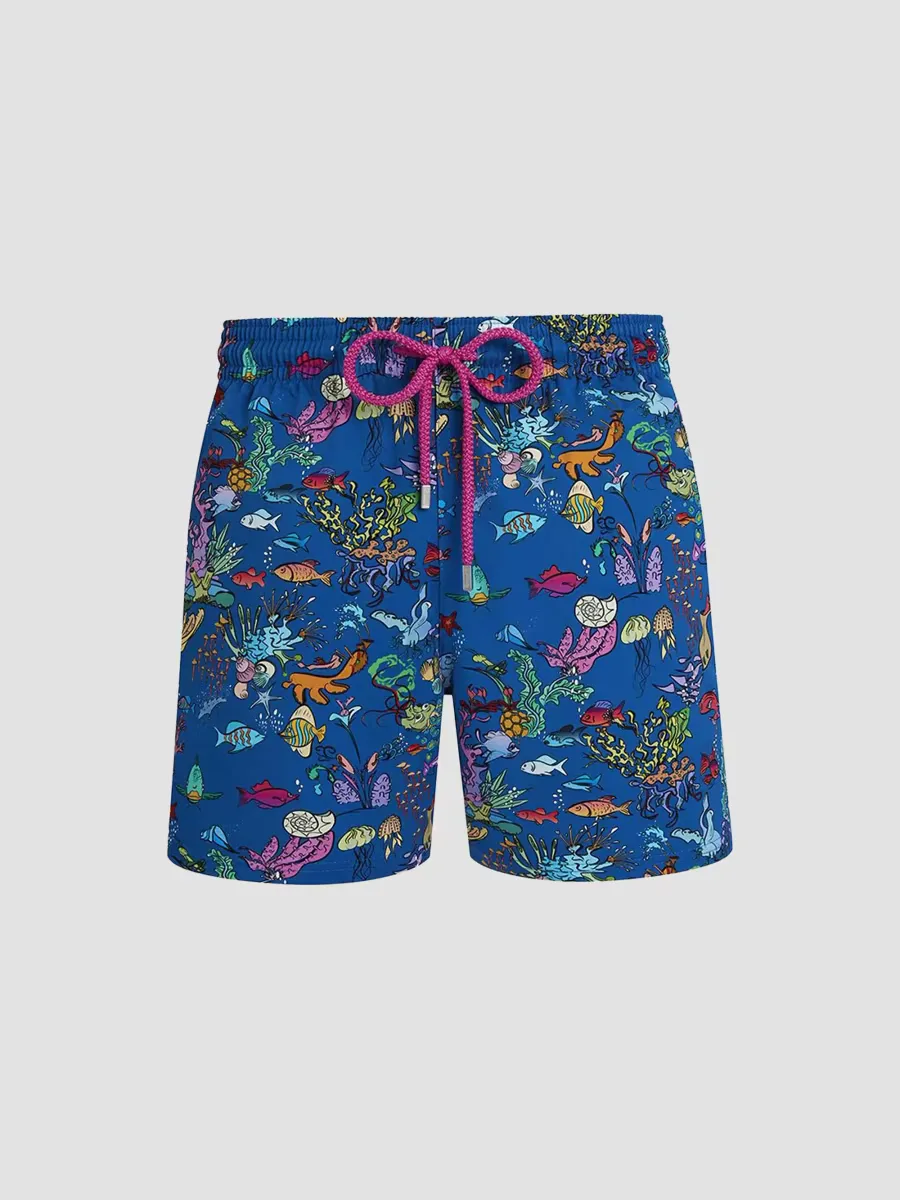 Aquarium Stretch Swim Shorts by Vilebrequin
