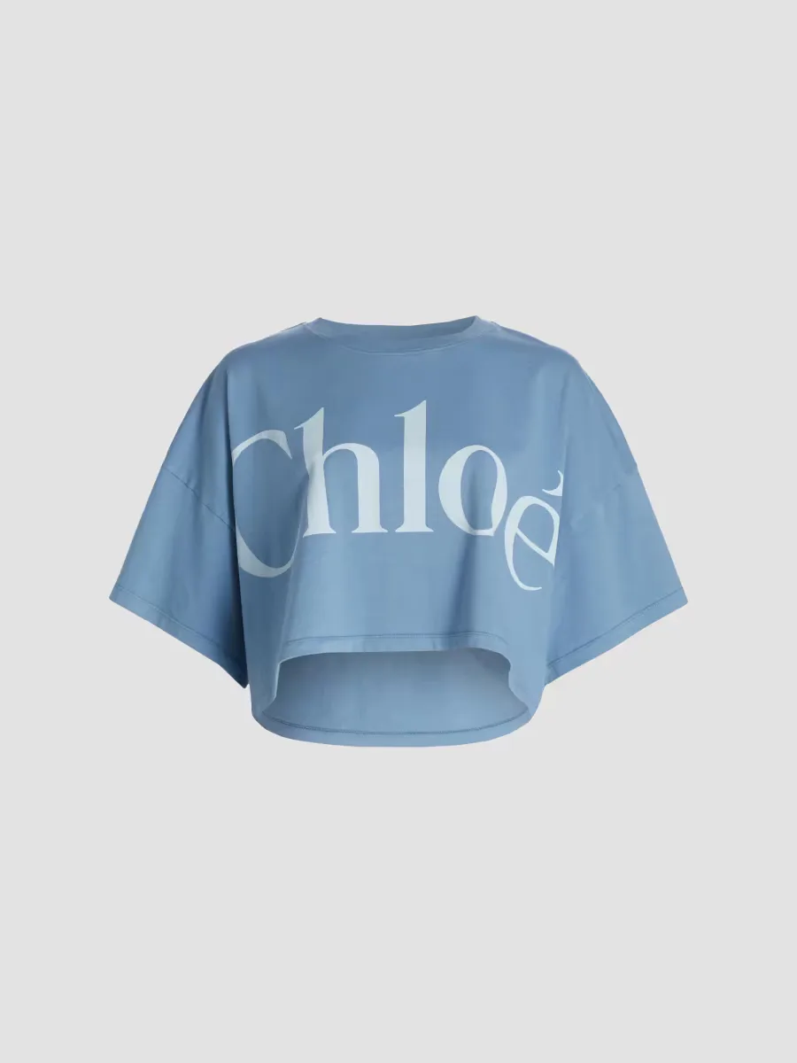 Boxy Logo T-Shirt by Chloé