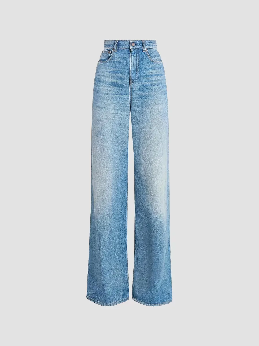 High-Rise Wide-Leg Jeans by Chloé