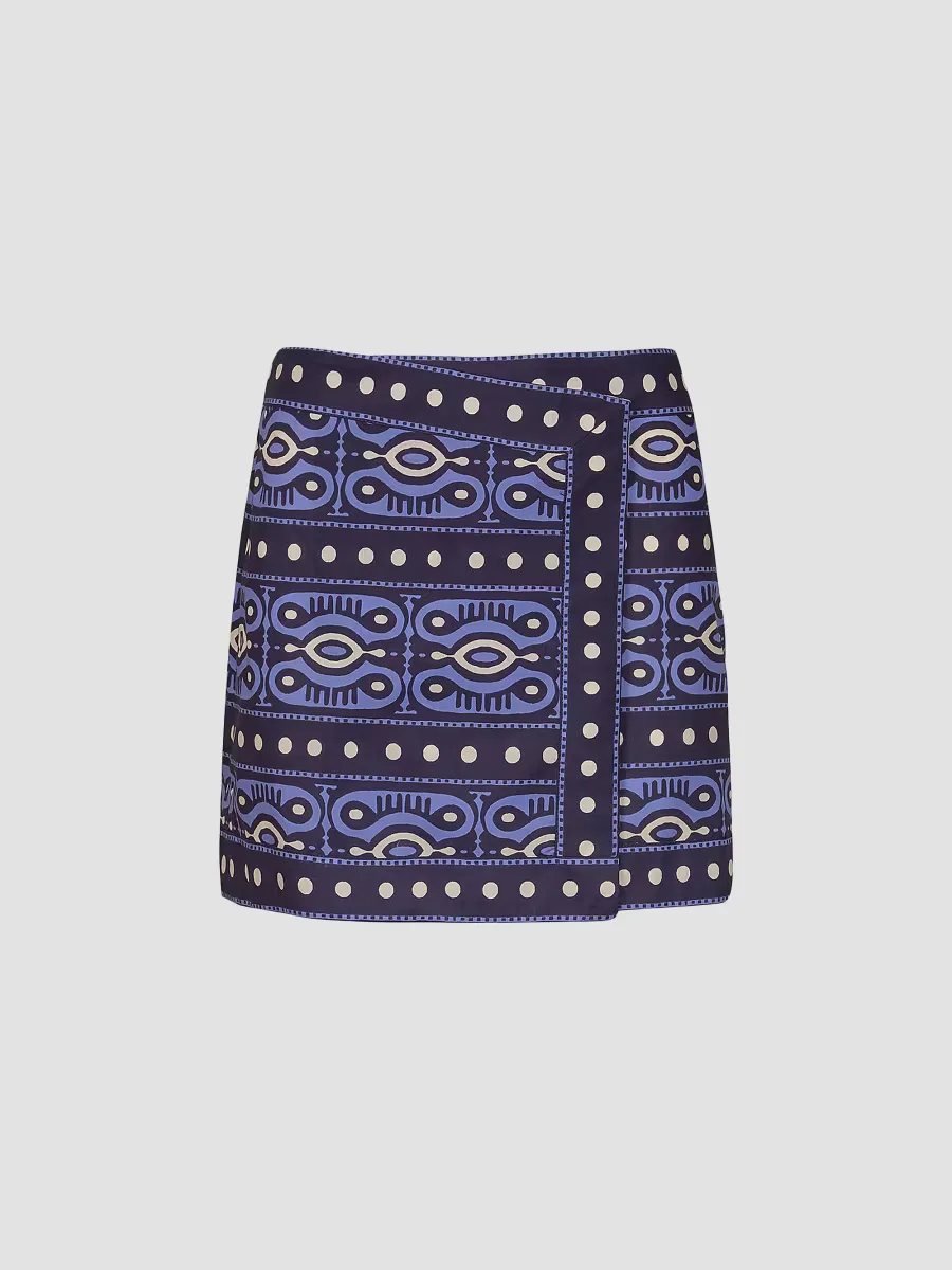 Hunting Roots Wrap Skirt by Johanna Ortiz