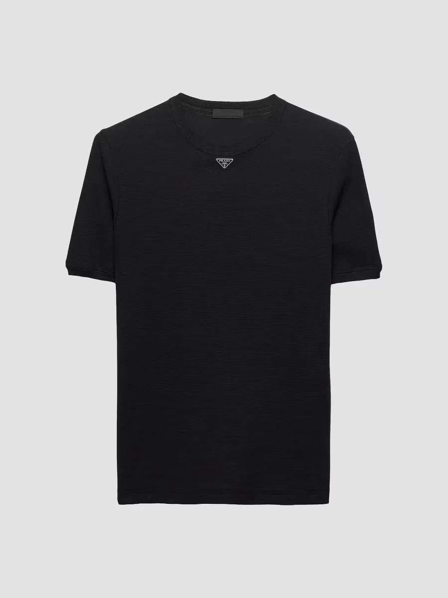 Cotton T-Shirt by Prada