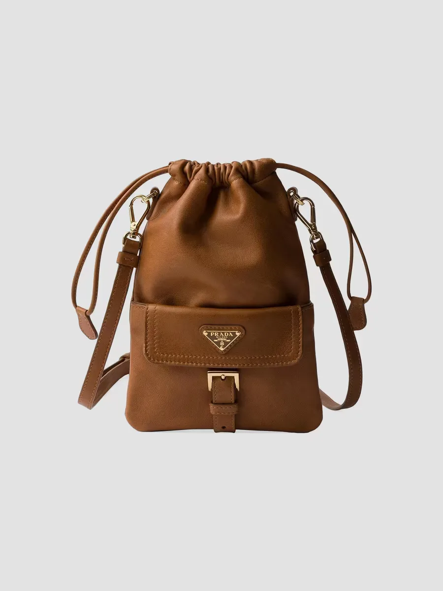 Nappa Leather Pouch by Prada
