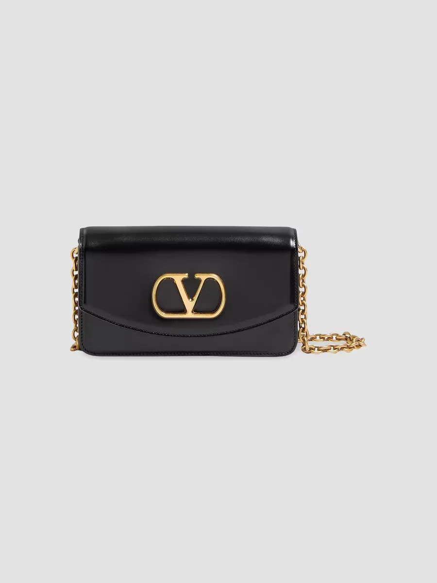 Vain Clutch Bag in Shiny Calfskin