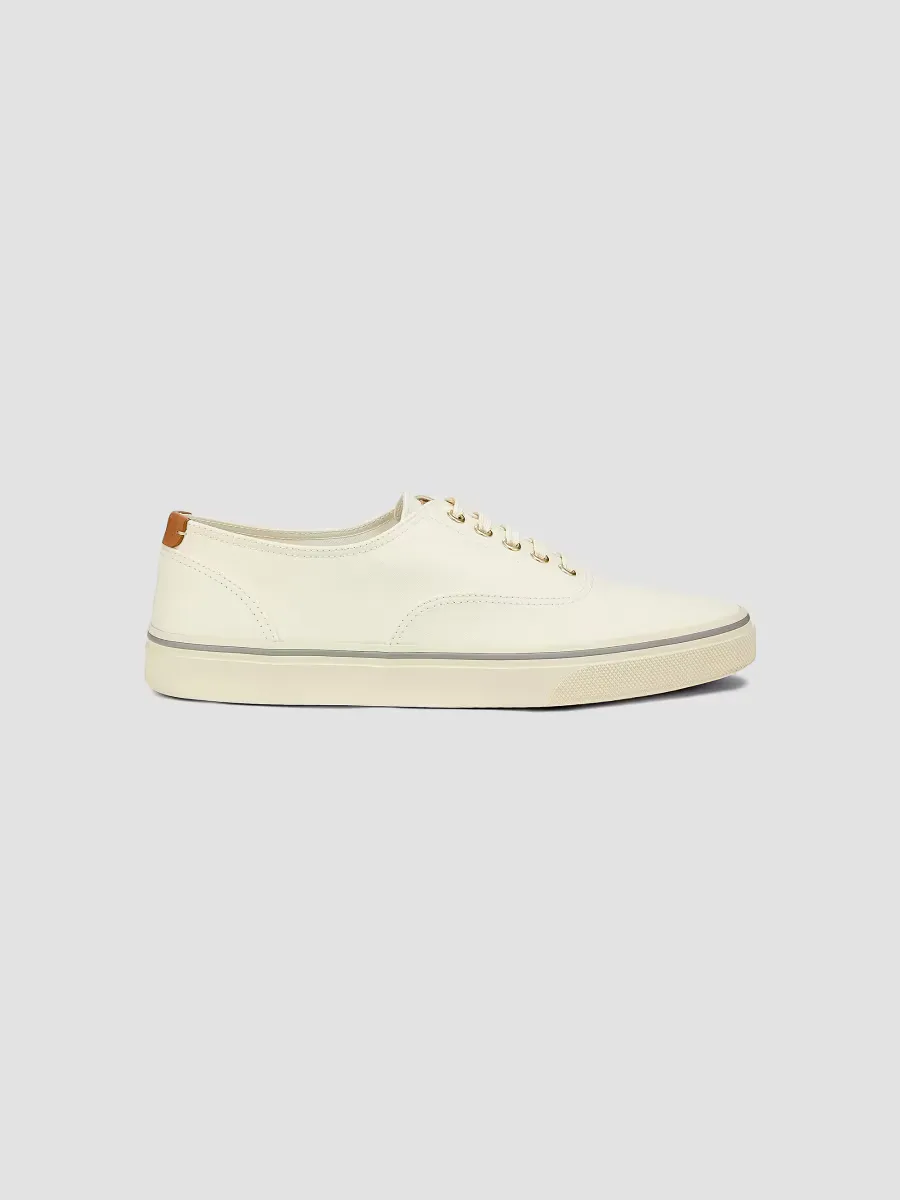 Canvas & Leather Low-Top Sneakers by Brunello Cucinelli
