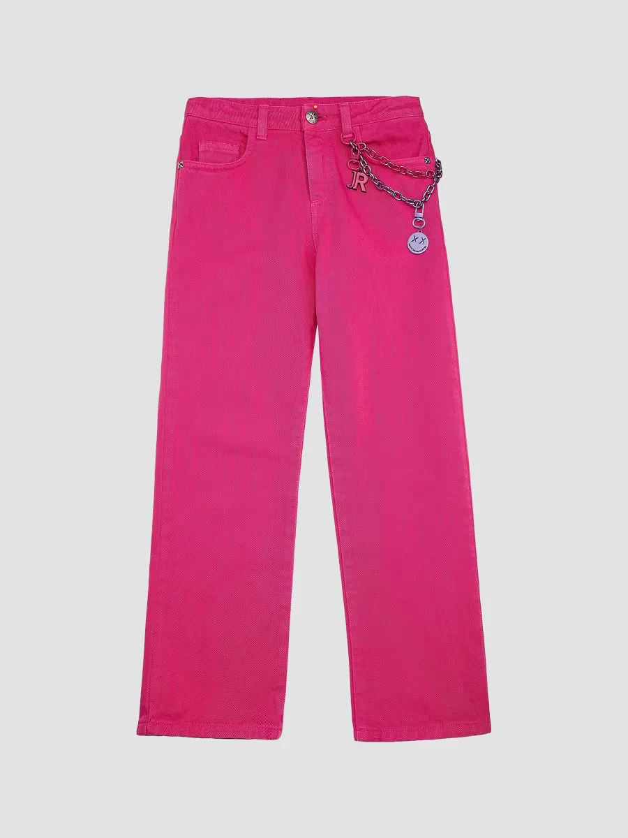 John Richmond x Eva Leah Cotton Straight-Leg Pants by X