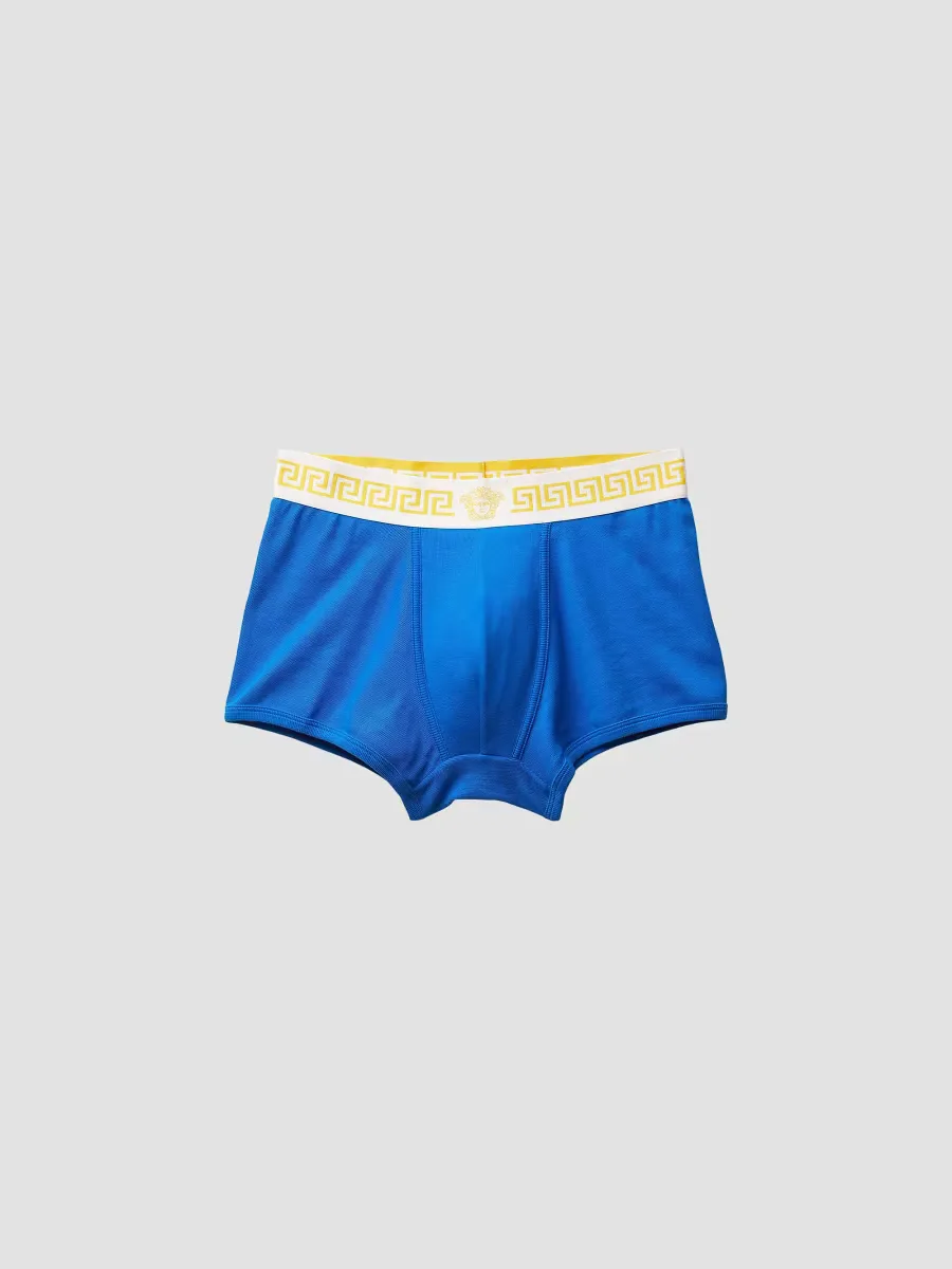 Greca Medusa-Head Boxer Brief by Versace