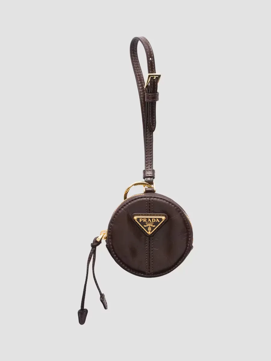 Leather Mini-Pouch by Prada