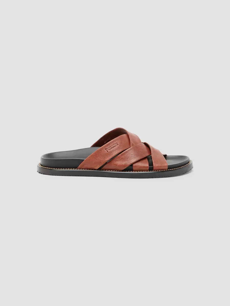 Leather Mules by Pollini