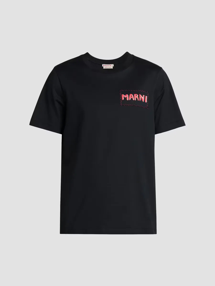 Logo Crewneck T-Shirt by Marni