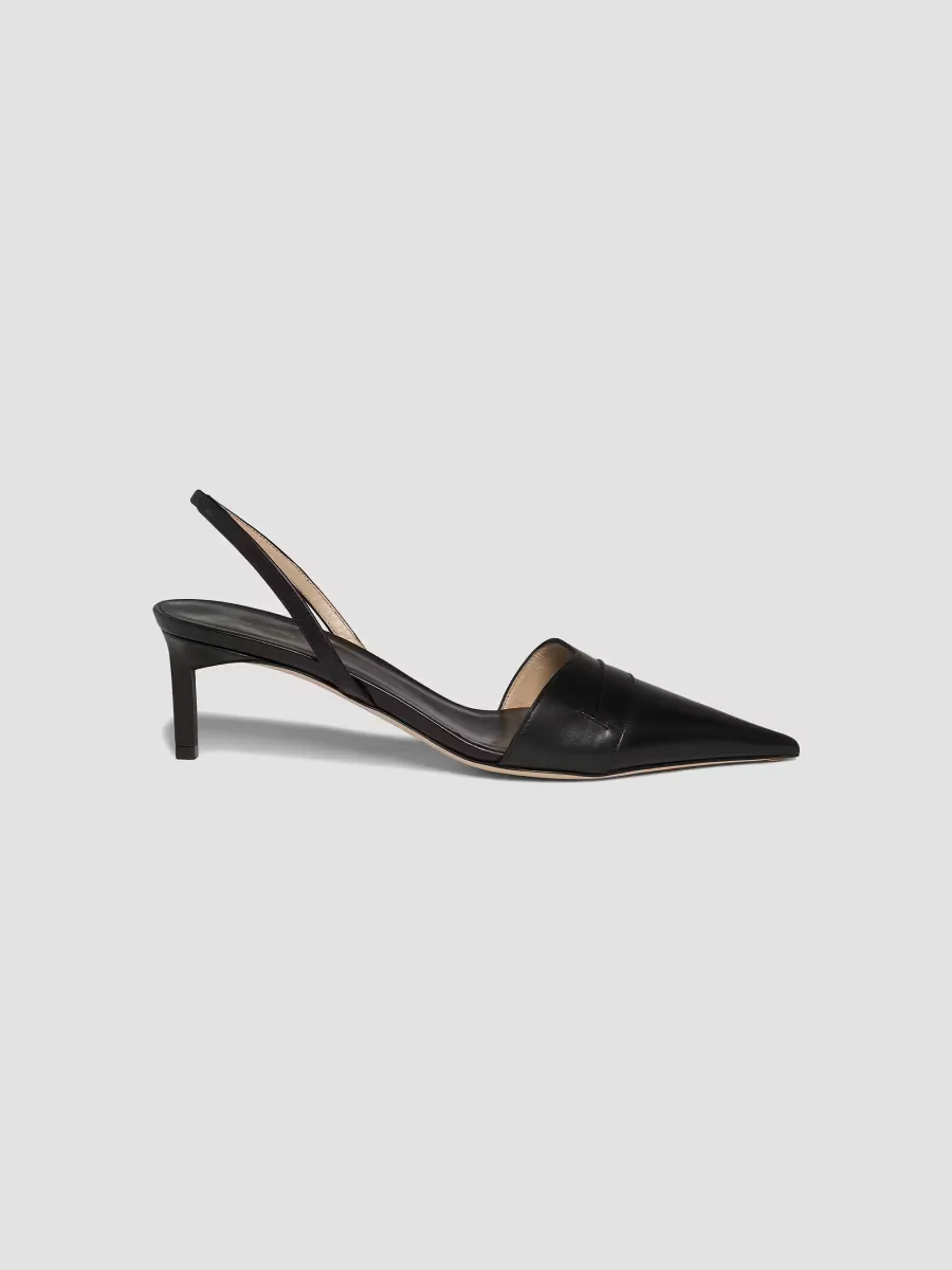 Eva 55MM Leather Slingback Pumps